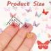 Abeillo 50Pcs Butterfly Nail Charms Micro Resin Butterflies Shape Nail Gems 3D Nail Art Charms Nail Decoration Supplies for Women Girls Manicure - Buy Online on GoSupps.com