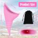 Yagaspantery Portable Urinal for Women - Reusable Pee Help for Camping Festivals & Outdoor Activities - Pink - Buy Online on GoSupps.com