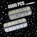 Amaoz Rhinestone Jewel Pickup Tool - Makeup Glue Dual-Ended Picker Dotting Pen with Flat Back Gems, Pearls, and Round Rhinestones for Nails, Crafts, and Eye Makeup - 3500PCS SS4-16, L.Glue, Clear & Crystal AB, White - Buy Online on GoSupps.com