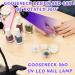 UV Led Nail Lamp 395nm with Gooseneck Clamp for Gel Polishes - Mini Flash Curing Lamps for UV Glue - Black - Buy Online on GoSupps.com