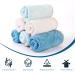 Phogary Microfiber Makeup Towel - Washable Facial Cleaning Cloth - 6 Pack (20x20cm) - Soft Absorbent Blue Cloths for Easy Makeup Removal - Buy Online on GoSupps.com