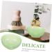 Solustre Men's Shaving Foam Shell - Natural Glass Shaving Cream Bowl Gift Set | 2-Pack 11.5cm x 11.5cm x 5cm | Ideal for Barbers and Home Use - Buy Online on GoSupps.com
