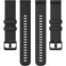 20MM Silicone Quick Release Bands for Garmin Venu Sq/Venu Sq Music - Black - Buy Online on GoSupps.com
