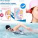 Premium Silicone Bathing Cap with 3D Ear Protection | Durable & Elastic Swimming Cap for Men & Women - Black - Buy Online on GoSupps.com