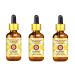 Deve Herbes Pure Cedarwood Essential Oil (Juniperus virginiana) with Glass Dropper Steam Distilled (Pack of Three) 100ml X 3 (10 oz)