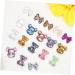 HONMEET 3 Nail Tools Nail Polish Tools Manicure Tools Bear Nail Color Display Tool Clear Nail Color Displaying Tool Bow Nail Color Displaying Tool Play Board Sample Bear Bow Tie - Buy Online on GoSupps.com