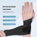 YUNYILAN Ultra-Thin Wrist Brace Support - 2 Pcs Compression Straps for Carpal Tunnel Arthritis & Tendonitis Pain Relief - Soft & Comfortable (Black - Buy Online on GoSupps.com