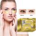 Crystal 24K Gold Eye Mask Anti-Aging Hydrolyzed Collagen and Hyaluronic Acid Under Eye Patches for Under Eye Wrinkles Dark Circles Hydrating Puffy Eyes (25 Pairs) - Buy Online on GoSupps.com