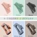 iBuneerly Hair Claw Clips - 6 Colors, Strong Hold for Thick Hair, Non-slip Design, 3 Square Matte & 3 Banana Clamps - 6 Pack for Women - Buy Online on GoSupps.com