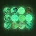 20Pcs 25mm Glow in The Dark Glass Moon Cabochons for DIY Necklace Bracelet Making - Buy Online on GoSupps.com