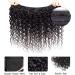 10A Water Wave Human Hair Bundles with 4x4 Lace Closure - Natural Black, Wet and Wavy Hair Extensions - 10 12 14 with Free Part Closure Included - Buy Online on GoSupps.com