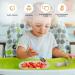 Silicone Baby Dishes Set - 8 BPA Free Children's Suction Cup Plates Bowls Cups & Spoons for Safe International Dining - Buy Online on GoSupps.com