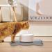 Coomazy Silicone Cat Food Mat | Non Slip Pet Feeding Mat for Dogs & Cats | Grey - Buy Online on GoSupps.com