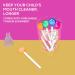 Kids Tongue Scraper Set - BPA-Free Dental Cleaners for Fresh Breath | 55Dental - Multicolored & Easy-Grasp Handles Ages 2 - Buy Online on GoSupps.com