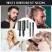 5 Piece Hair Cutting Comb Set - Fine Teeth Carbon Combs for Men and Women - Buy Online on GoSupps.com