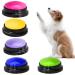 Azonelife 5 pieces pet communication button 30 seconds recording dogs speaking buttons dog answer buzzer summer pet training button for cats puppies pets interaction training