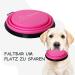 Petsation Original Foldable Dog Bowl - 350ml Portable Pink Water & Food Bowl for Travel & Everyday Use - Buy Online on GoSupps.com