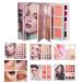 Palette De Maquillage En Forme De Livre | Coffret De Maquillage Pour Les Femmes - Highlighter longue tenue Pour tudiants Voyageurs D butants Quotidien F tes Mariage Et