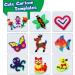20 PCS Clear Plastic Fuse Beads Boards with Cards, Tweezers, Ropes, Keychains & Accessories for Kids DIY Craft Beads - Buy Online on GoSupps.com