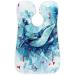 Whale Beard Bib Apron | Non-Stick Waterproof Hair Catcher for Men | Perfect Grooming Cape with Suction Cups - Ideal Gifts for Men - Buy Online on GoSupps.com