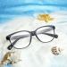 Vision Global Blue Light Blocker Glasses for Men & Women - Stylish Moody Gray Oval Frame Anti-Eye Load Glare-Free Computer & Reading Glasses - Buy Online on GoSupps.com
