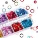 Myhose Round Sequins Nail Art Glitter | 3D Holographic Nail Seed Accessories | Multicolor Circle Flakes for DIY Decoration - Buy Online on GoSupps.com