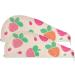 Pink Strawberry Hair Towel 2 Pack - Super Absorbent Quick-Dry Hair Turbans for Women & Girls - Buy Online on GoSupps.com