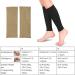 Calf Compression Cuff for Men & Women | Varicose Vein Support Socks in Skin Color | Optimal Two-Stage Elastic Compression - Buy Online on GoSupps.com