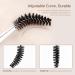 3-Head Eyebrow & Eyelash Shaper | Double-Headed Brush Tool for Lash Separation Mascara Clump Removal & Brow Grooming - Perfect Makeup Accessory for Flawless Eyebrows & Lashes - Buy Online on GoSupps.com