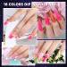 Morovan Dip Powder Nail Kit Starter- 18 Colors Glitter Dipping Powder Set with Electric Nail Drill Machine - DIY Pink Pure Glitter Nails - Buy Online on GoSupps.com