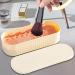 itrimaka Makeup Brush Cleaner Box | Makeup Sponge Cleaner Storage Box Drying Holder | Portable Dustproof Cleaning Tool for Makeup Brushes Sponges Third Generation Milky Apricot Color - Buy Online on GoSupps.com