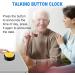 Large Talking Alarm Clock for the Blind & Visually Impaired - Easy Time & Date Readout - Perfect for Seniors (Yellow) - Buy Online on GoSupps.com