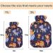 Naanle Unicorn Circus Animal Hot Water Bottle - 1L Transparent Heated Bottle for Bed Hand & Feet Pain Relief Heat & Cold Therapy - Buy Online on GoSupps.com