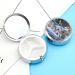 Small Round Travel Pill Case | Portable 3 Compartment Metal Pill Box for Daily Use & Travel - Buy Online on GoSupps.com