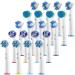 Replacement Brush Heads Compatible with Oral B Braun 20 Pack of 4 Sensitive 4 Floss 4 Precision 4 Cross 4 Polishing- Fits Oralb Electric Toothbrush 7000 Pro 1000 9600 Kids Action Etc.