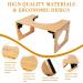 Squatting Toilet Stool - 8 Inch Bamboo Potty Stool for Adults & Children | Foldable Bathroom Poop Stool with Non-Slip Mat - Buy Online on GoSupps.com