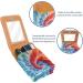 Travel Lipstick Organizer Case | Portable Makeup Bag with Mirror | Bright Watercolor Tie Dye - Shop Internationally - Buy Online on GoSupps.com