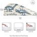 Hand-Drawn Dinosaurs Hair Towel 2 Pack | Super Absorbent Quick Dry Hair Turbans for Women & Girls - Buy Online on GoSupps.com