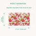 Shop SDFRK 50-Piece Adult Floral Face Masks - Colorful 3-Layer Breathable Cloth Masks - 3D Rose Print Nose Protection for International Shipping - Buy Online on GoSupps.com