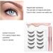 5 Pairs Magnetic False Eyelashes + Liquid Eyeliner Set with Tweezers | Reusable Eyelash Extension Makeup Tool (#023) - Buy Online on GoSupps.com