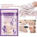 Hand Peel Mask 5Pcs Lavender Moisturizing Gloves Hand Mask Moisturizing Repair Skin for Dry Rough Hands - Perfect Daily Hand Care Treatment Get Soft Smooth Hands - Buy Online on GoSupps.com