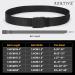 XZQTIVE 3 Pack Tactical Belts for Men - Nylon Military Webbing, Breathable & Adjustable - Waist Below 41 - Black/Blue/Gray - Buy Online on GoSupps.com