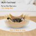 Solid Wood Cat Shelf with Hammock | Wall Climbing Perches for Indoor Cats | Moon Hammock Set - Buy Online on GoSupps.com