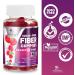 Sugar-Free Fiber Supplement Gummies - 4g Soluble Fiber - Plant-Based Prebiotic for Digestive Health - Berry Flavor - 60 Gummies - Buy Online on GoSupps.com