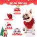Christmas Dog Sweater | Warm Winter Pet Knitting Sweater | Stylish Reindeer & Snowflake Design for Holiday Parties & Gifts - Buy Online on GoSupps.com