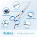 GLADOG 5 in 1 Professional Grooming Scissors Set with Safety Round Tips | Sharp Pet Shears for Dogs and Cats - Buy Online on GoSupps.com