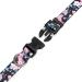 Suredoo Adjustable Nylon Dog Collar for Small & Medium Dogs | Soft & Comfortable | Pink Blue Flower | Fits Neck 25-40 cm - Buy Online on GoSupps.com