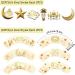 Lets Joy Pack of 12 Eid Mubarak Toppers 12 Pieces Ramadan Cake Decoration Wrappers Ramadan Kareem Topper Cupcake Glitter Muslim Islam Cupcake Eid Mubarak Cake Party Decoration - Buy Online on GoSupps.com