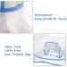 Waterproof Dog Raincoat with Hood | Petcute Medium & Large Blue PVC Coat - Breathable & Transparent - Buy Online on GoSupps.com