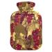 Heat bottle with reference 1 l of durable warm-up bag for handwheel warmer shoulder and neck pain cramps heating press and heat therapy patterns of red grapes yellow fruits_228047434